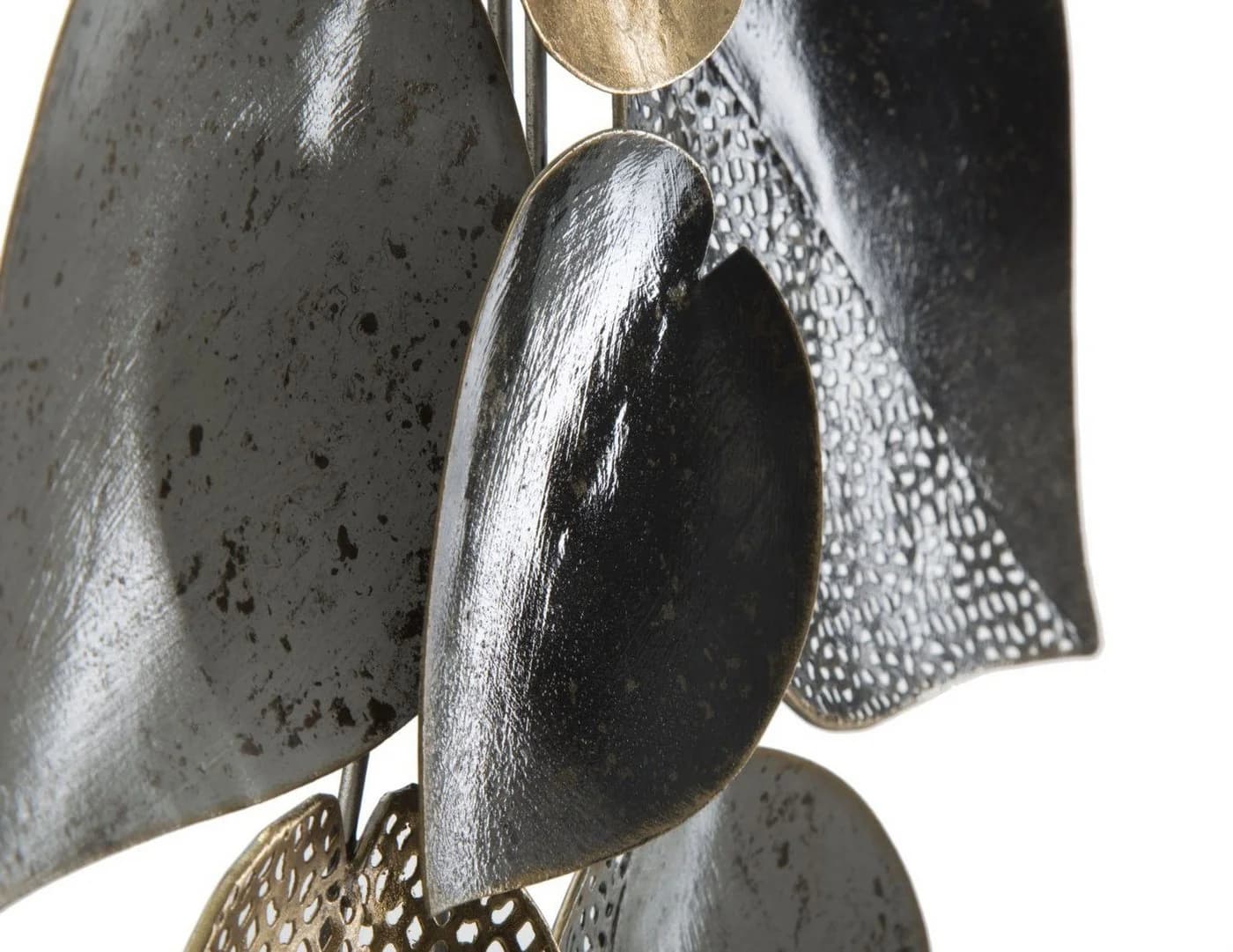Mauro Ferretti Wandbild Pannello Metall Gold Schwarz Silber - Bild 4