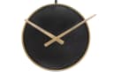 Natur24 Wanduhr Schwarz Gold Metall Modern Bild 4