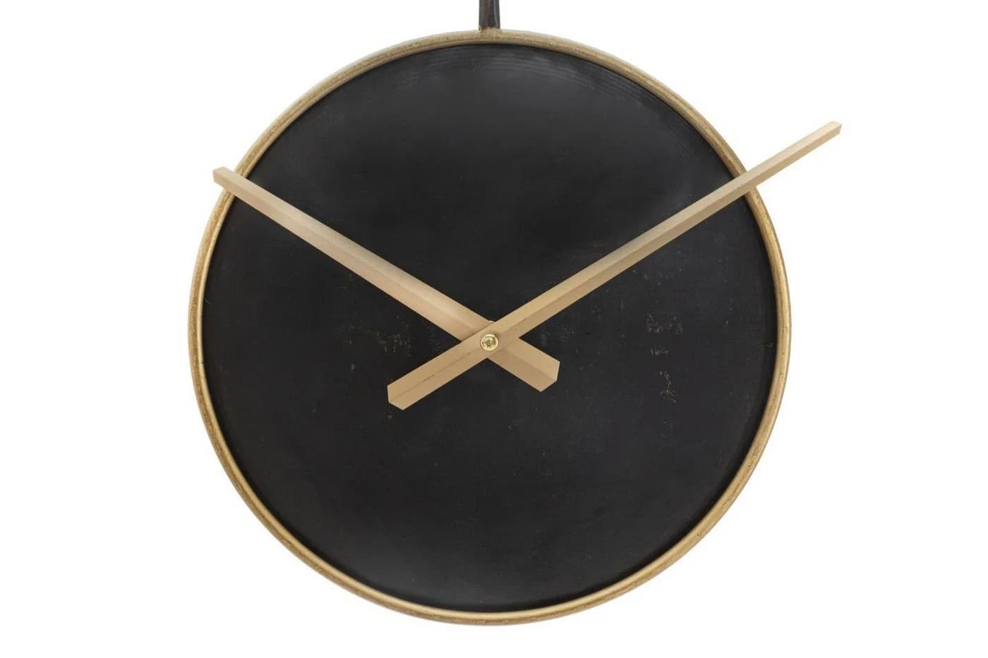 Natur24 Wanduhr Schwarz Gold Metall Modern - Bild 4