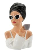 MF Dekofigur Lady Paris Elegante Frauenfigur Schwarz Weiß Bild 2