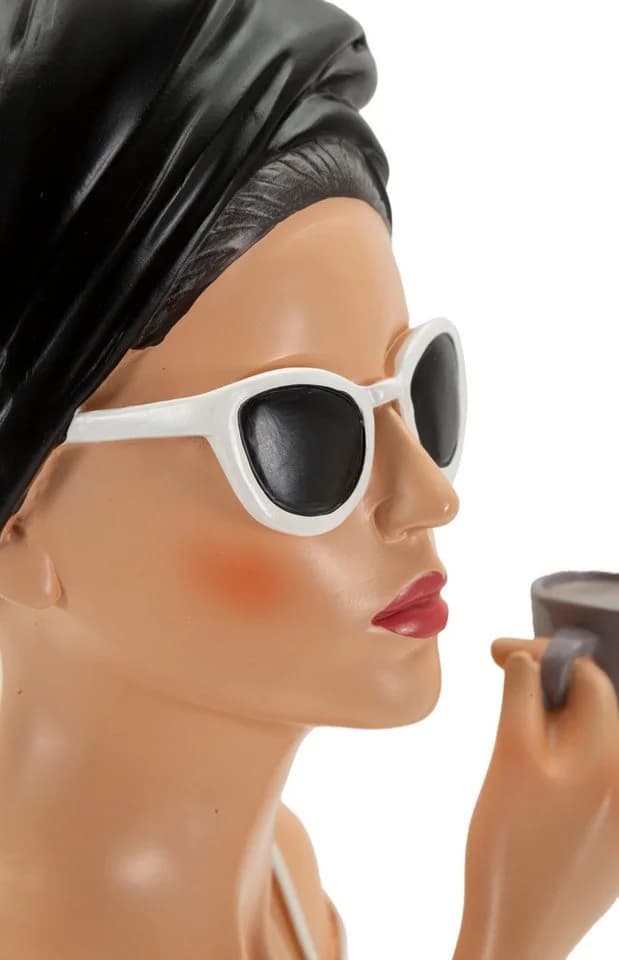 MF Dekofigur Lady Paris Elegante Frauenfigur Schwarz Weiß - Bild 5