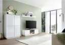 Highboard HOME AFFAIRE Ice Weiß Hochglanz Grifflos Sideboard Bild 5