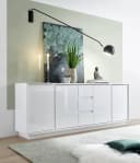 Sideboard HOME AFFAIRE Ice Weiß Hochglanz Grifflos Bild 1