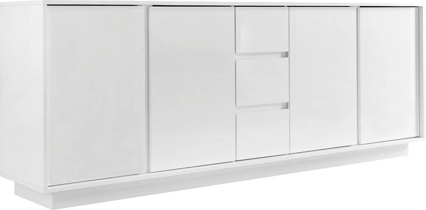 Sideboard HOME AFFAIRE Ice Weiß Hochglanz Grifflos - Bild 2