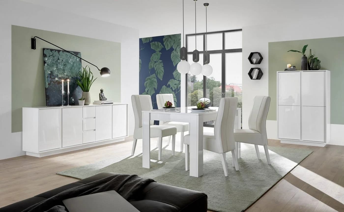 Sideboard HOME AFFAIRE Ice Weiß Hochglanz Grifflos - Bild 5