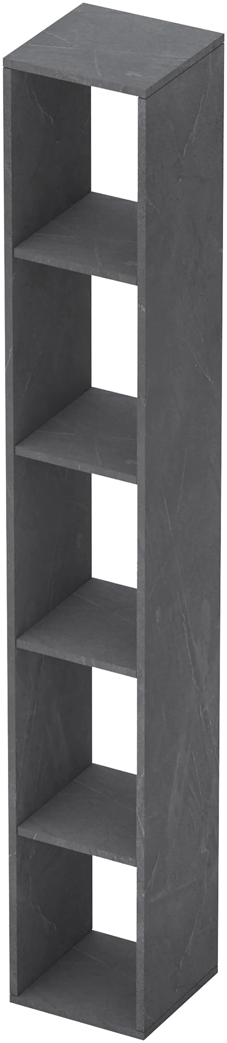 HOME AFFAIRE Infinity Standregal Bleigrau 5 Fächer FSC