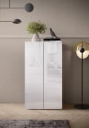 OTTO HOME Aktenschrank Basic Weiß Hochglanz 2 Türen Bild 1