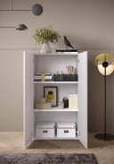 OTTO HOME Aktenschrank Basic Weiß Hochglanz 2 Türen Bild 3