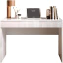 OTTO HOME Schreibtisch Basic Weiß Hochglanz mit Schublade Bild 2