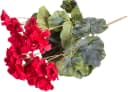 BOTANIC-HAUS Kunstblume Geranienbusch Rot Kunststoff Bild 3