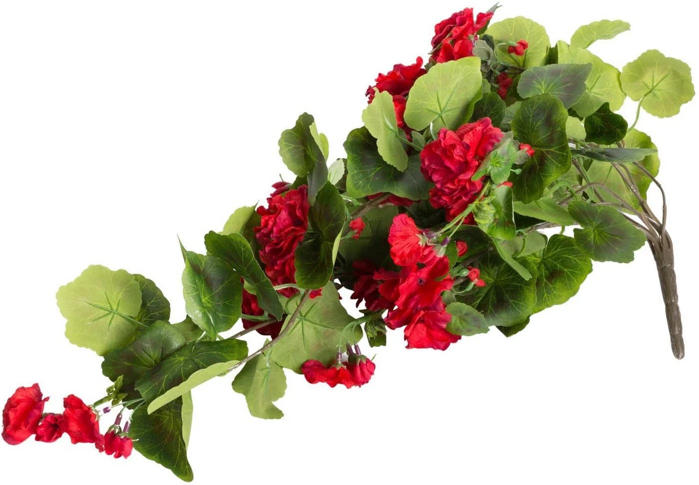 Botanic-Haus Kunstblume Geranienhängebusch Rot 60 cm