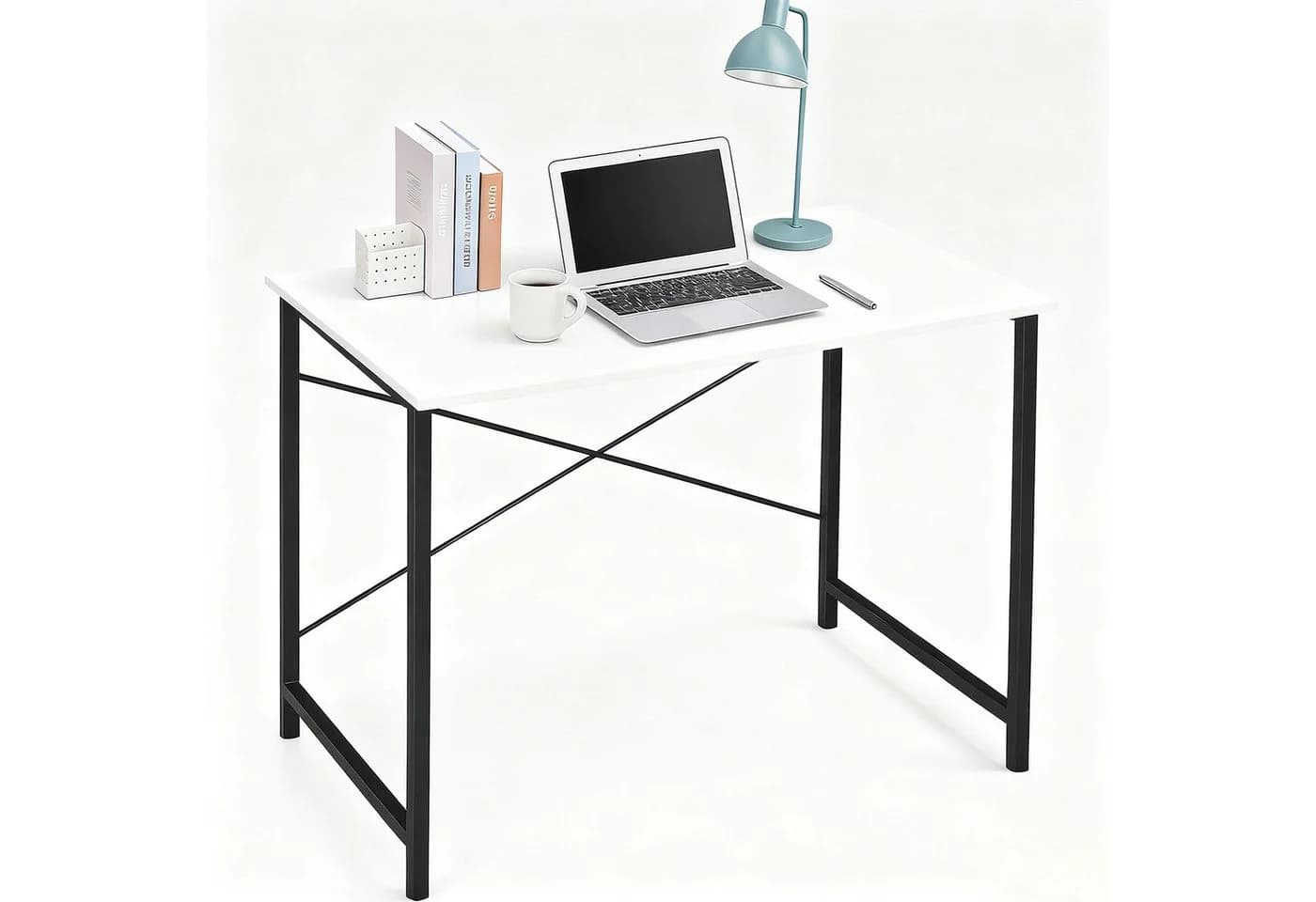 DUMOS Schreibtisch Kleiner Computertisch,stabil, platzsparend, Homeoffice Tisch - Bild 2