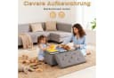 DUMOS Sitzhocker mit Stauraum, klappbare Sitzbank mit Beinen, Aufbewahrungsbox Bild 1