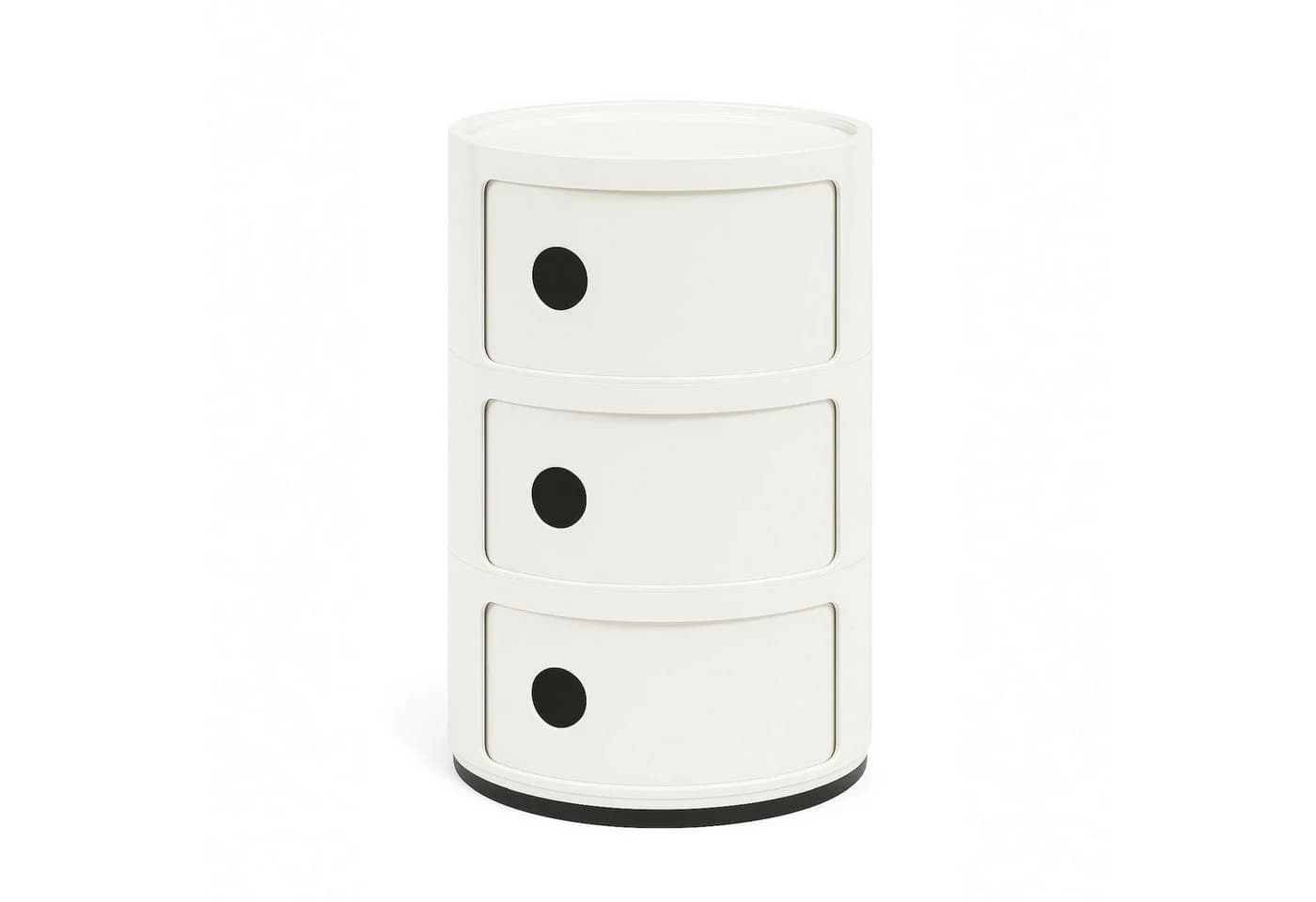 Kartell Container Componibili 3 Fächer Weiß ABS-Kunststoff - Bild 2