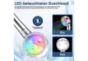 CkeyiN Pro Duschbrause mit Farbwechsel 7 Farben ABS verchromt Bild 3