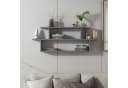 DEMA Home Deko-Wandregal Seneca Grau Schweberegal Bild 2