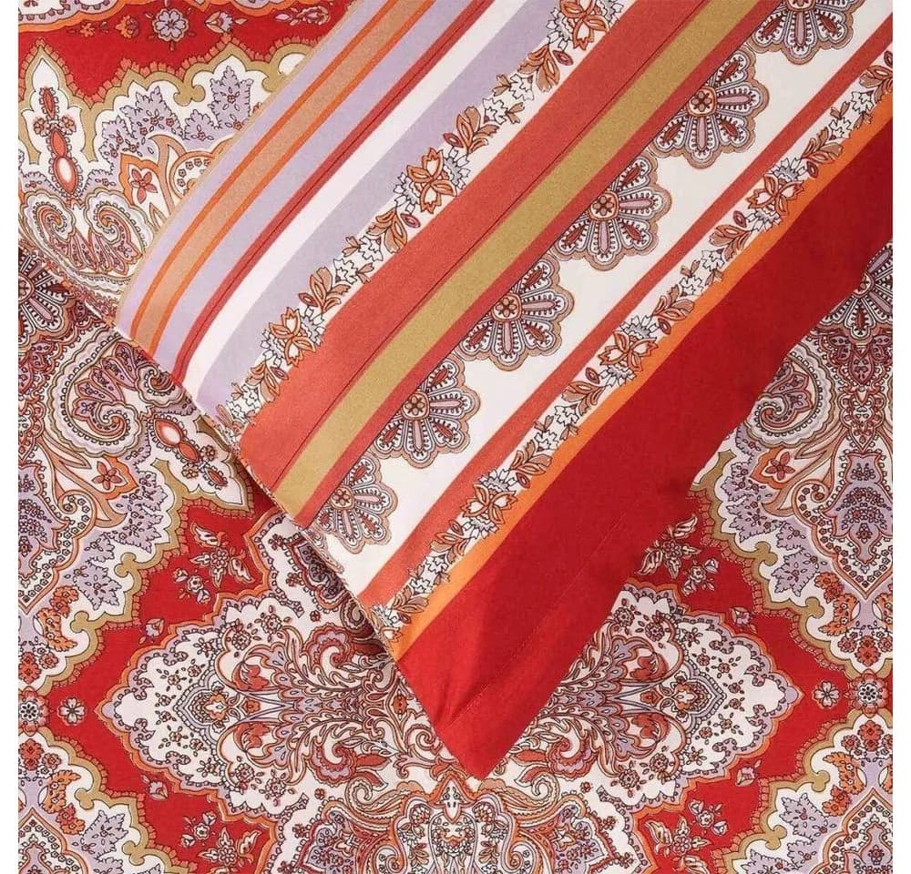 Bassetti Bettwäsche MARECHIARO Satin Baumwolle Rot