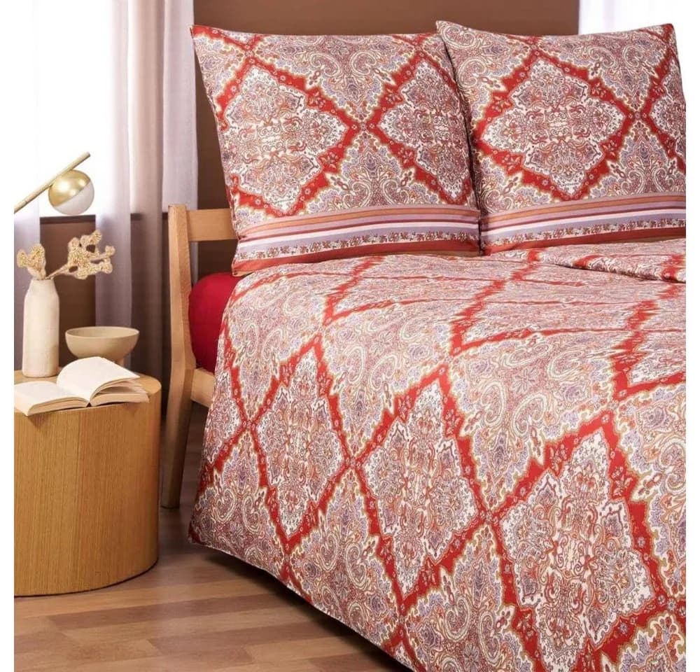 Bassetti Bettwäsche MARECHIARO Satin Baumwolle Rot - Bild 3