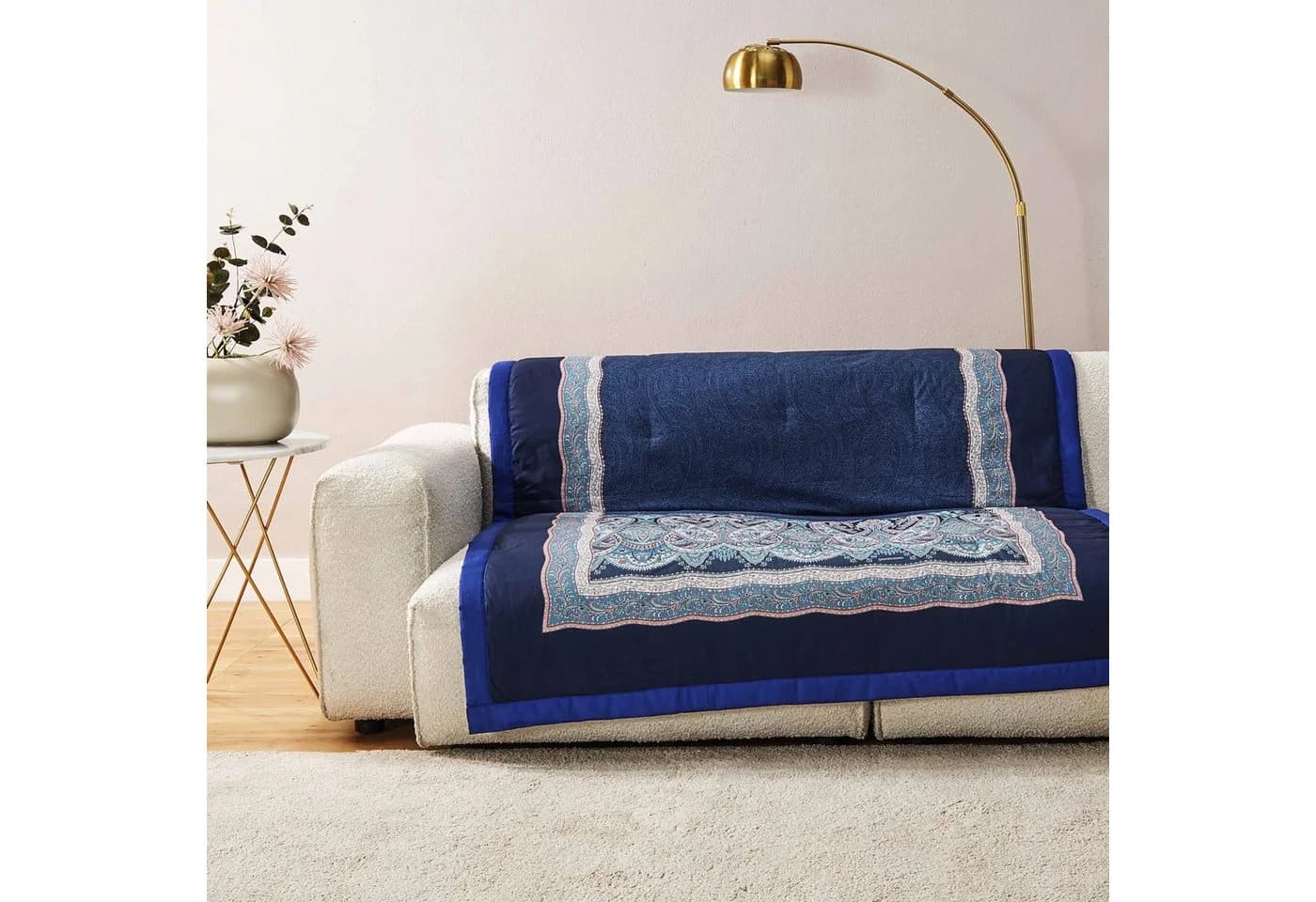 Bassetti Plaid Sabbioneta Baumwolle Italienisches Design