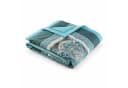 Bassetti Plaid Sabbioneta V1 Türkis Paisley Design Bild 1