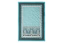 Bassetti Plaid Sabbioneta V1 Türkis Paisley Design Bild 3