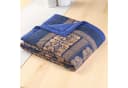 Bassetti Plaid Torcello 135x190 cm Blau Filigranes Muster Bild 3