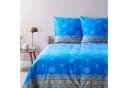 Bassetti Bettwäsche PALLAVICINO Azurblau Satin 3-teilig Bild 2