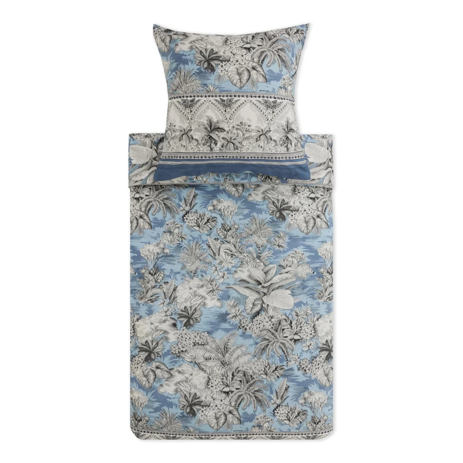 Bassetti Bettwäsche BOBOLI Satin Hellblau 155x220 cm