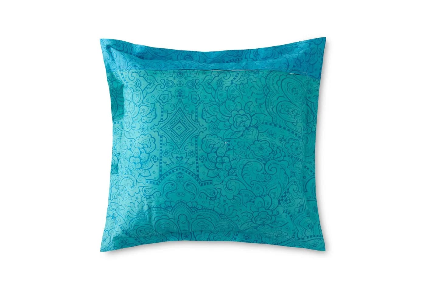 Bassetti Kissenhülle DOLCEACQUA Blau 100% Baumwollsatin - Bild 4