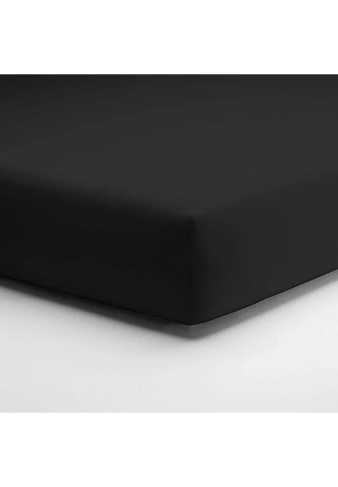 Bassetti Spannbettlaken Schwarz Jersey 90-100x190-200 cm