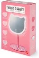 Legami Schminkspiegel Kitty LED mit Dimmer & Katzenkopf-Design Bild 2