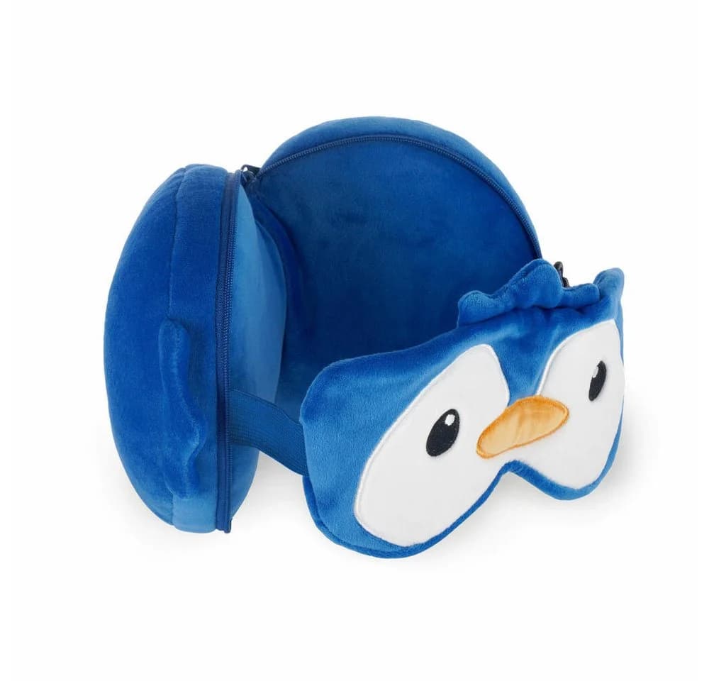 Legami Reisekissen Travel Pillow My Travel Buddy Penguin mit Schlafmaske - Bild 3