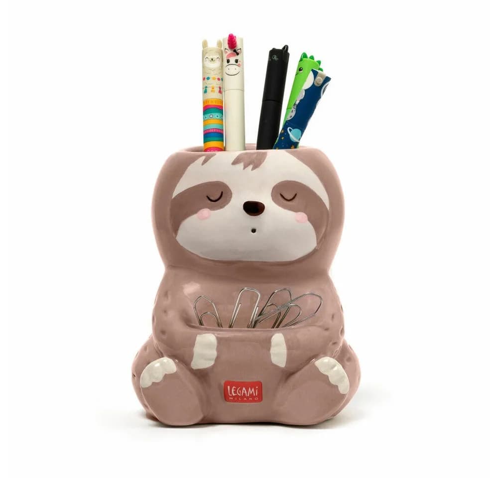 Legami Desk Friends Stiftehalter Keramik Sloth - Bild 2