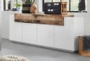 HOME AFFAIRE Sideboard Coro Weiß Hochglanz mit Push-to-open Bild 1