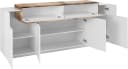 HOME AFFAIRE Sideboard Coro Weiß Hochglanz mit Push-to-open Bild 3