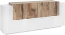 HOME AFFAIRE Sideboard Coro Weiß Grifflos Hochglanz Bild 1
