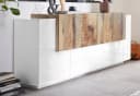 HOME AFFAIRE Sideboard Coro Weiß Grifflos Hochglanz Bild 2