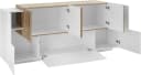 HOME AFFAIRE Sideboard Coro Weiß Grifflos Hochglanz Bild 4