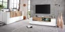 HOME AFFAIRE Sideboard Coro Weiß Grifflos Hochglanz Bild 5