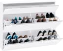 HOME AFFAIRE Schuhschrank Magic Weiß Hochglanz 3 Klappen Bild 5