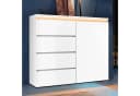 HOME AFFAIRE Highboard Magic Weiß Hochglanz mit Schubladen Bild 2