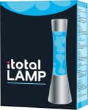 I-TOTAL Lavalampe Magie Lavaspektakel Blau Silber Retro Bild 1