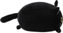 I-TOTAL Dekokissen Schwarz Katzenmotiv Plüsch Kissen Bild 1