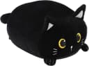I-TOTAL Dekokissen Schwarz Katzenmotiv Plüsch Kissen Bild 4