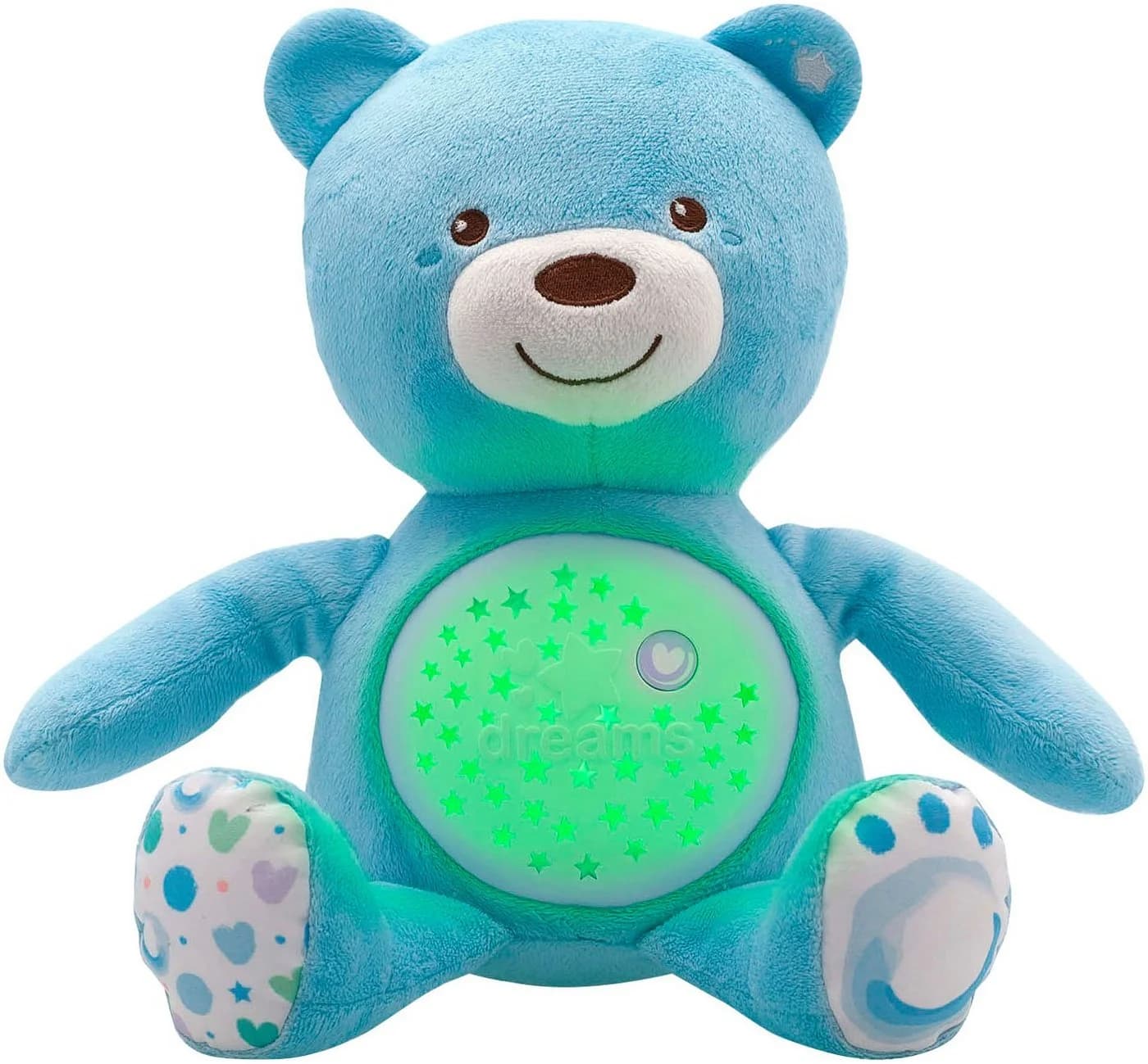 Chicco Kuscheltier First Dreams Baby Bär Hellblau mit Lichtprojektion und Sound - Bild 2
