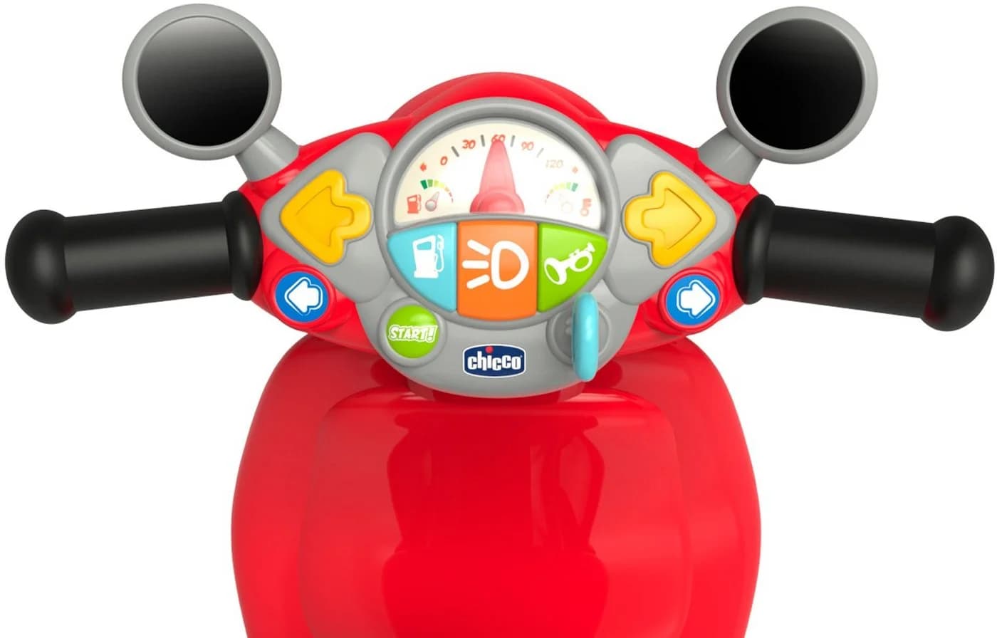 CHICCO Rutschmotorrad Kleine Vespa Rot mit Soundeffekten - Bild 4