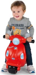 CHICCO Rutschmotorrad Kleine Vespa Rot mit Soundeffekten Bild 5