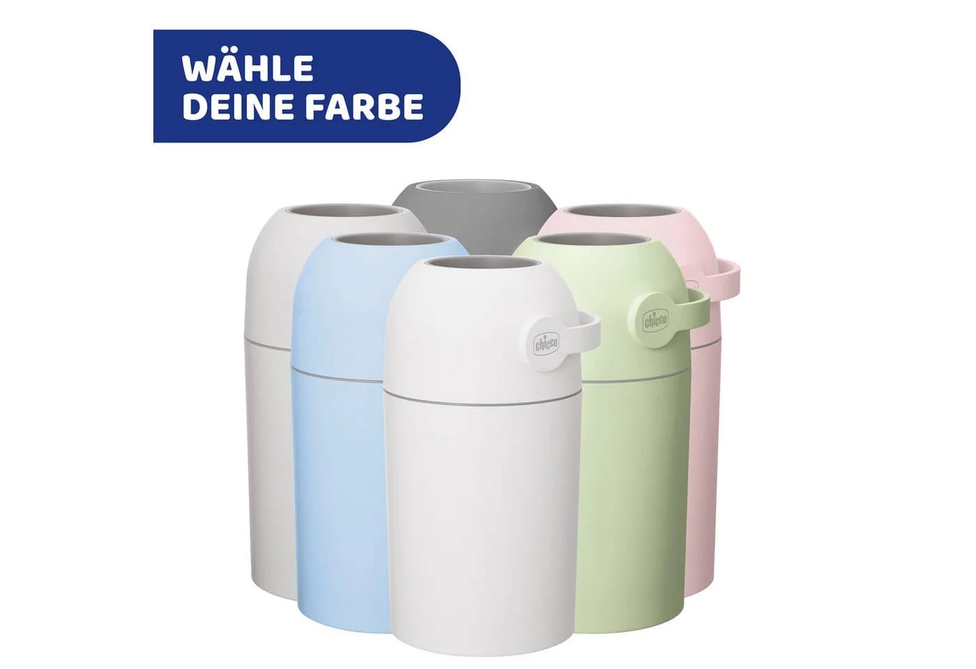 Chicco Windeleimer Odour Off Grau Kunststoff - Bild 3