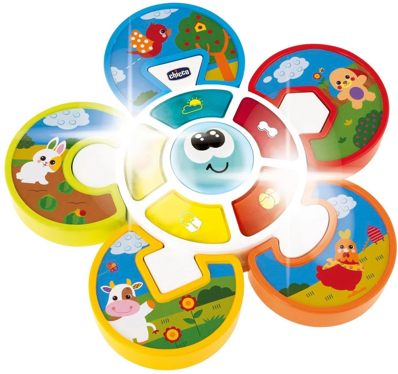 CHICCO Elektronisches Puzzle Errate Das Tier Bunt mit Licht und Sound - Bild 4