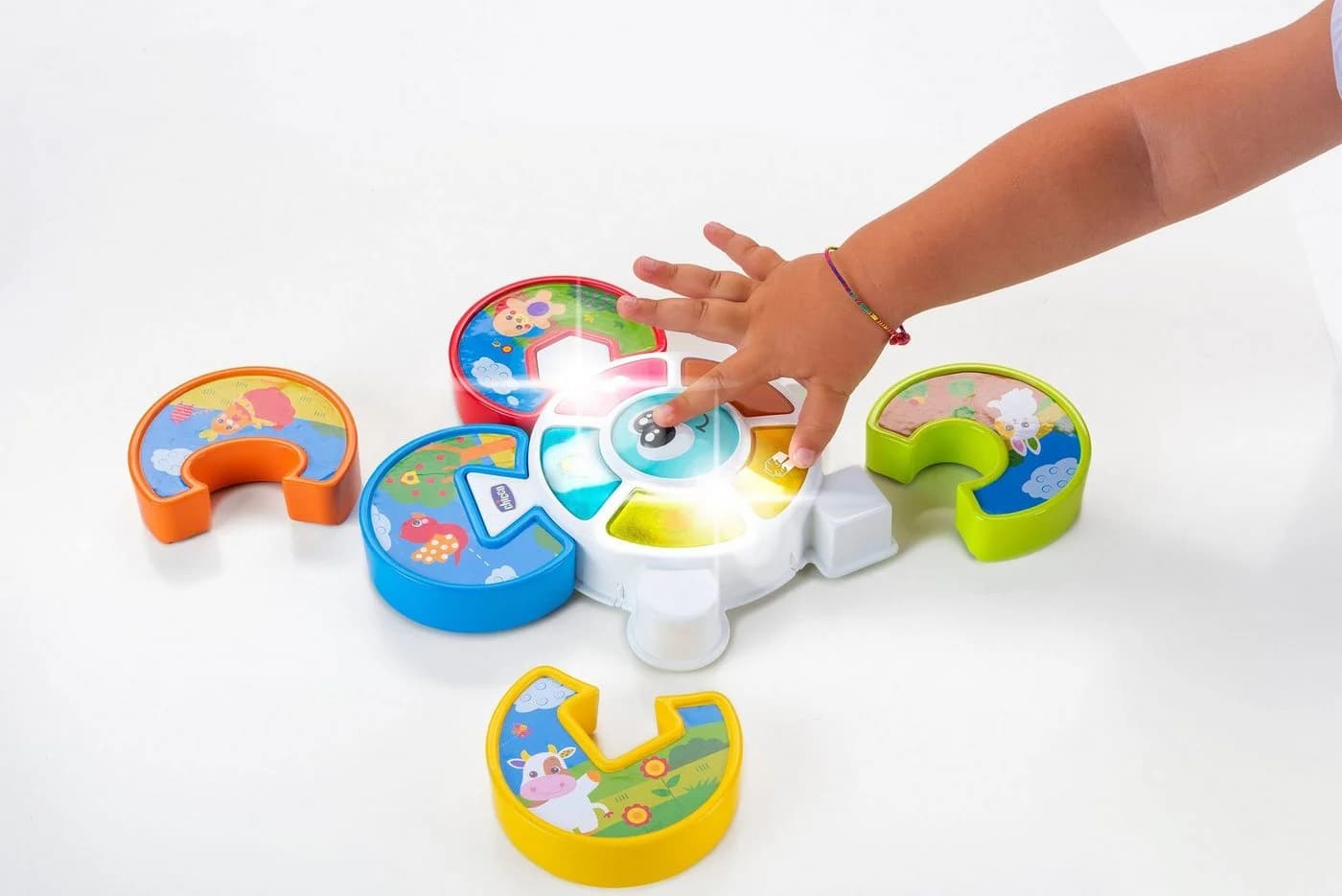 CHICCO Elektronisches Puzzle Errate Das Tier Bunt mit Licht und Sound - Bild 5